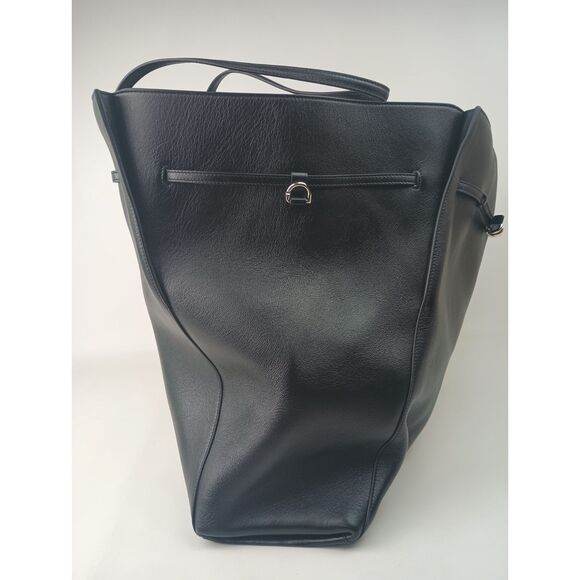 Givenchy Women's Black Large Voyou Leather East/West Tote $2500+ - Picture 10 of 11